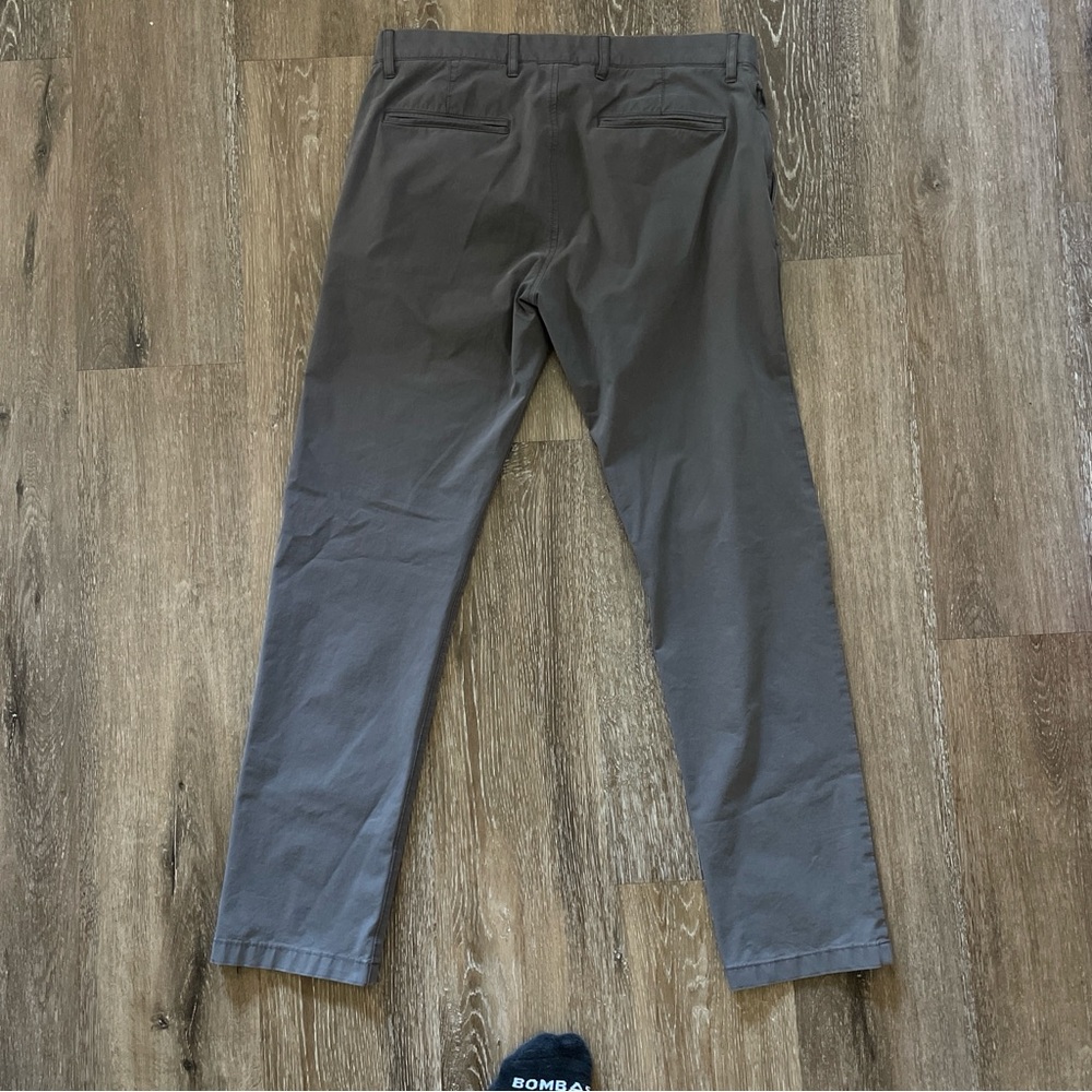 J Crew 484 Slim Chino Pants 32x30 Gray Stretch Cotton - Picture 5 of 9